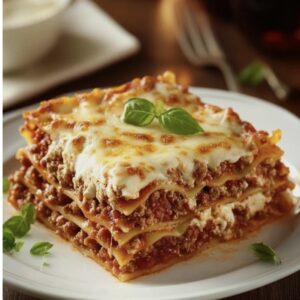 Hausgemachte LASAGNE MITTAG